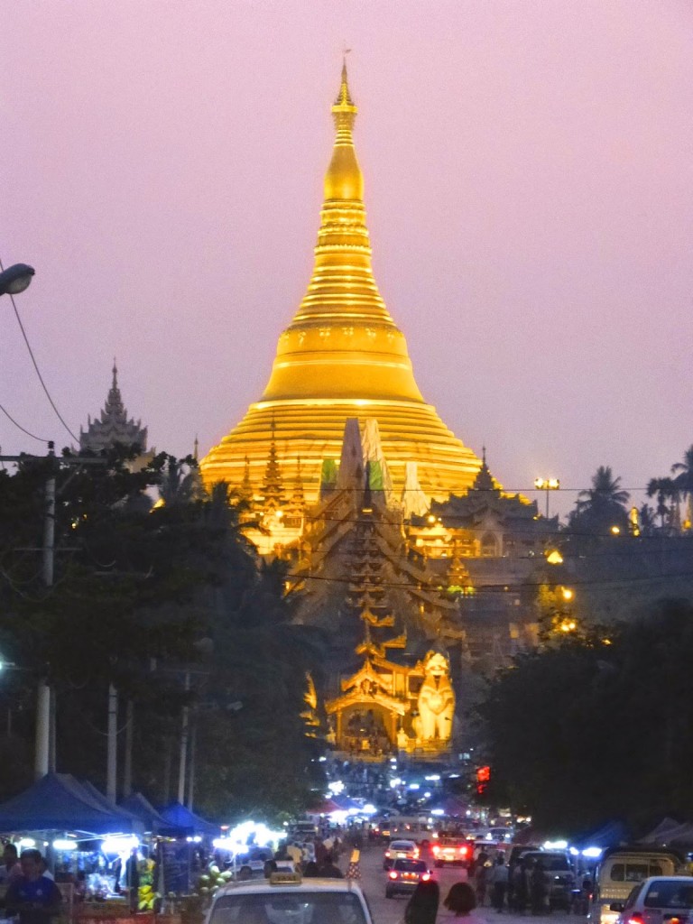 Birmanie Shwedagon night