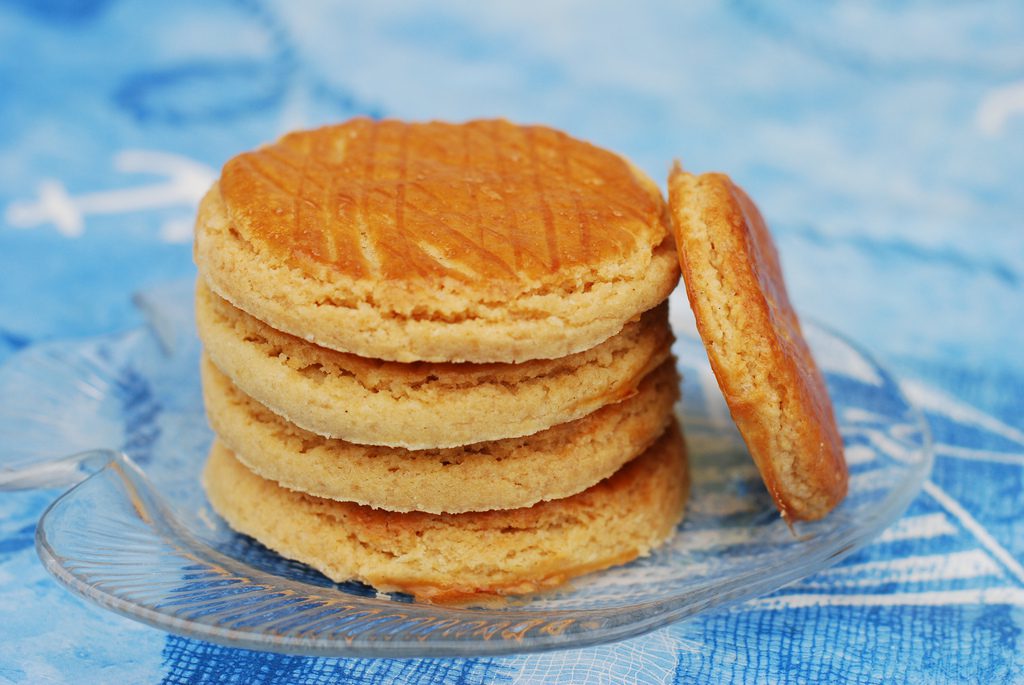 Assiette de palais bretons, biscuits sablés