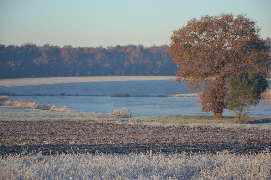 Paysage Indrois en hiver